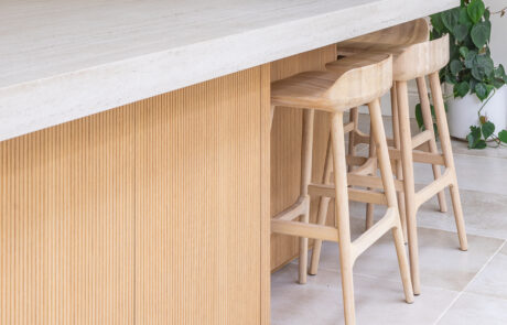 PGK Focus Alpine White Gloss & Walnut Veneer Contemporary Kitchen