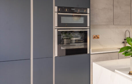 PGK Marine Focus Calacatta Gold Quartz Contemporary Kitchen Barnes PGK Marine Focus & Calacatta Gold Quartz Contemporary Kitchen