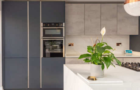 PGK Marine Focus Calacatta Gold Quartz Contemporary Kitchen Barnes PGK Marine Focus & Calacatta Gold Quartz Contemporary Kitchen