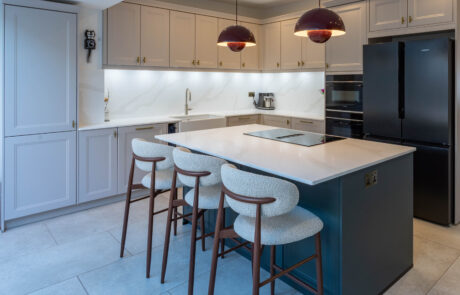 PGK Charcoal Focus Light Oak Accent Contemporary Kitchen Islington PGK Charcoal Focus & Light Oak Accent Contemporary Kitchen