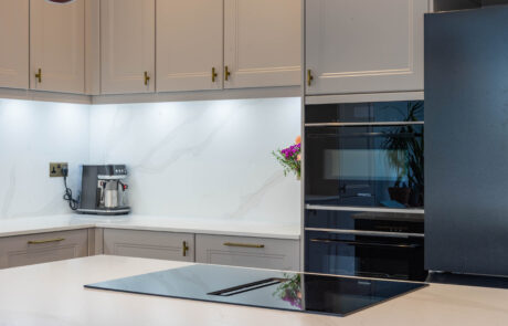 PGK Charcoal Focus Light Oak Accent Contemporary Kitchen Islington PGK Charcoal Focus & Light Oak Accent Contemporary Kitchen