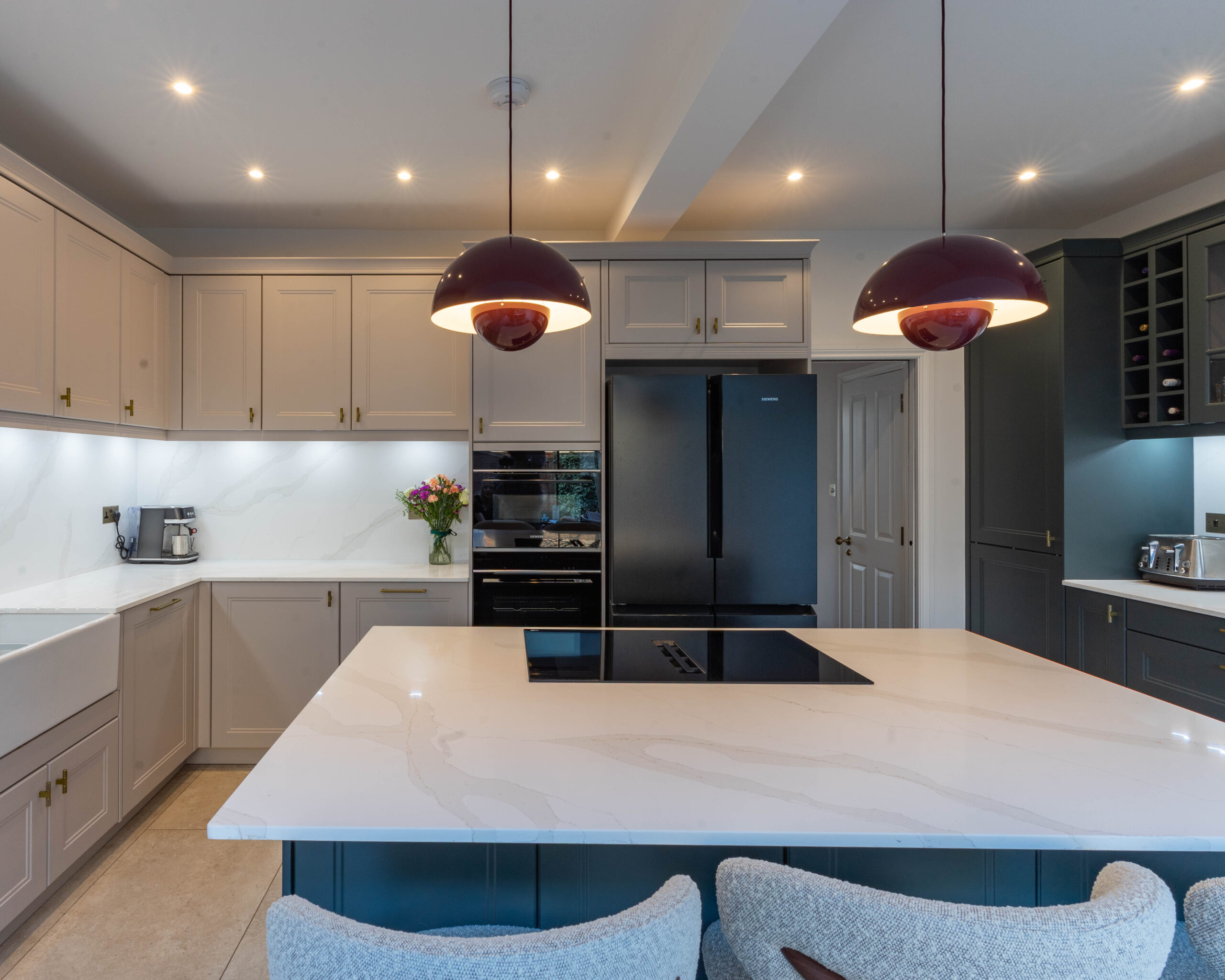 PGK Charcoal Focus Light Oak Accent Contemporary Kitchen Islington PGK Charcoal Focus & Light Oak Accent Contemporary Kitchen