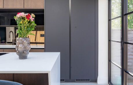 PGK Focus Polar White Integrated Oak Contemporary Kitchen Notting Hill PGK Focus Polar White & Integrated Oak Contemporary Kitchen