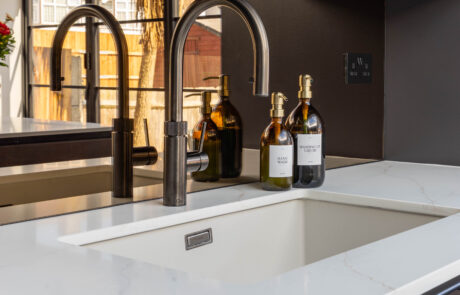 PGK Focus Polar White Integrated Oak Contemporary Kitchen Notting Hill PGK Focus Polar White & Integrated Oak Contemporary Kitchen