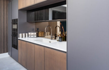 PGK Focus Polar White Integrated Oak Contemporary Kitchen Notting Hill PGK Focus Polar White & Integrated Oak Contemporary Kitchen