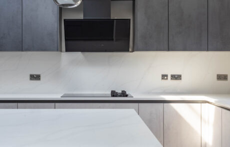 PGK Graphite & Cashmere Signature Quartz Contemporary Kitchen