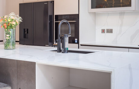 PGK Cashmere Matt Carrara Focus Contemporary Kitchen Barnes PGK Cashmere Matt & Carrara Focus Contemporary Kitchen