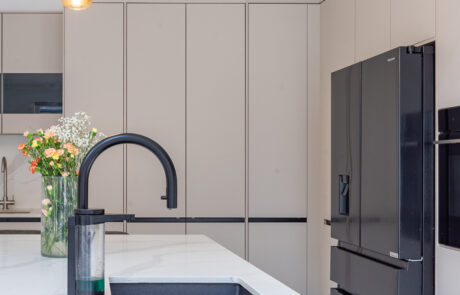 PGK Cashmere Matt Carrara Focus Contemporary Kitchen Barnes PGK Cashmere Matt & Carrara Focus Contemporary Kitchen