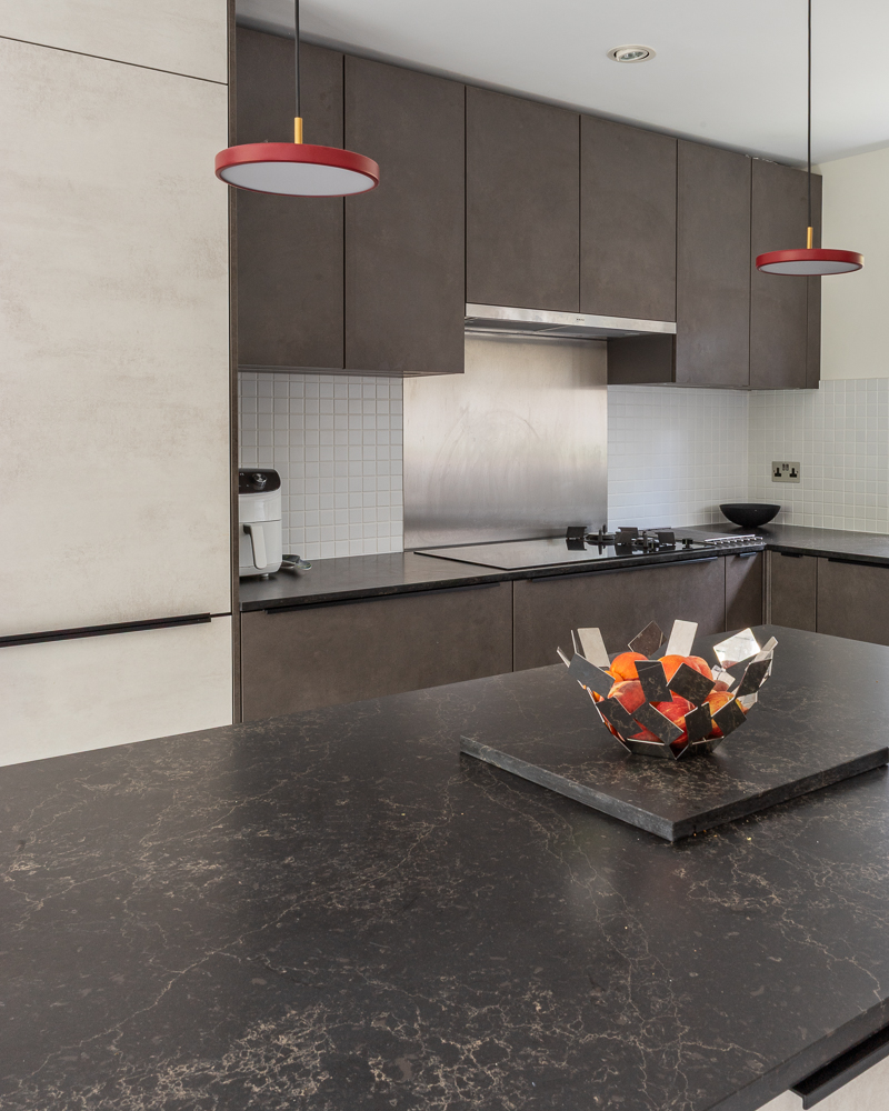 PGK Forest Green Shaker Calacatta Artisan Traditional Kitchen Kew PGK Forest Green Shaker & Calacatta Artisan Traditional Kitchen