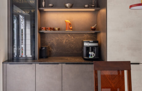 PGK Forest Green Shaker & Calacatta Artisan Traditional Kitchen